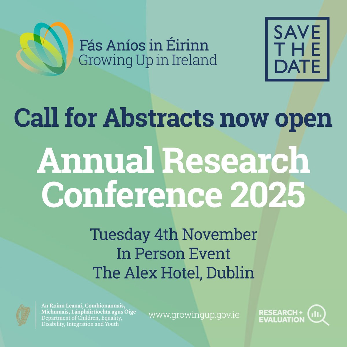 GrowingUpinIreland (@growingupire) on Twitter photo Call for abstracts! This year’s Growing Up in Ireland conference will take place 4 Nov in the Alex Hotel, Dublin 2. Further details here: growingup.gov.ie/information-fo…
<a href="/CSOIreland/">Central Statistics Office Ireland</a>, @dcediy, <a href="/issda/">ISSDA @issda.bsky.social</a> Call for abstracts! This year’s Growing Up in Ireland conference will take place 4 Nov in the Alex Hotel, Dublin 2. Further details here: growingup.gov.ie/information-fo…
<a href="/CSOIreland/">Central Statistics Office Ireland</a>, @dcediy, <a href="/issda/">ISSDA @issda.bsky.social</a>