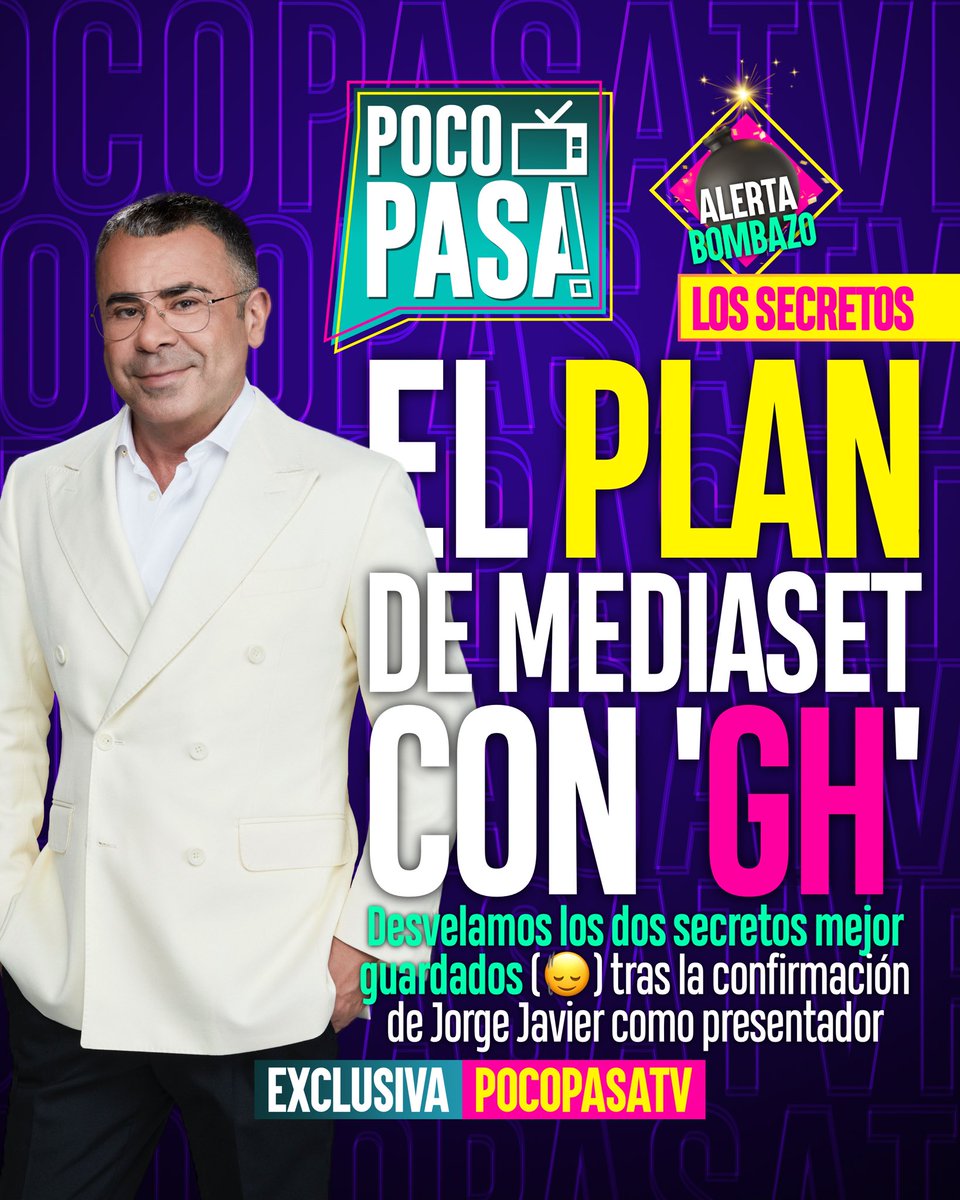 Pocopasatv's tweet photo. EXCLUSIVA 💥 El plan de Telecinco con la nueva edición de #GranHermano: la sorprendente fecha de estreno prevista, el final del ‘All Stars’ y la nueva localización. 💣😱 https://t.co/Eq6fnZ5nns