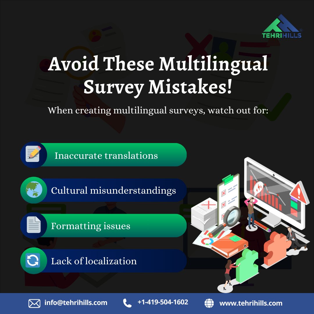 tehrihills's tweet photo. Avoid the mistakes that impact response quality and ensure more accurate insights.
Partner with TehriHills for multilingual survey execution across global markets.

#TehriHills #MultilingualResearch #GlobalSurveys #SurveyBestPractices #DataDrivenDecisions #MarketResearch https://t.co/V9Rs8p8nrI