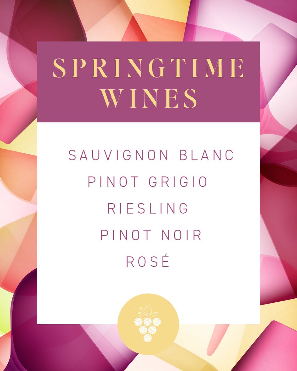 applejack_co's tweet photo. 🌸 Sip into Spring: Discover the Perfect Wines for the Season! 🍷✨

What's your favorite #springtime wine? Comment below!

#springtimewines #wines #vino #rosewine #whitewine #redwine #applejackwineandspirits #denver #coloradosprings #denverliqourstore https://t.co/0ljH7dzwma