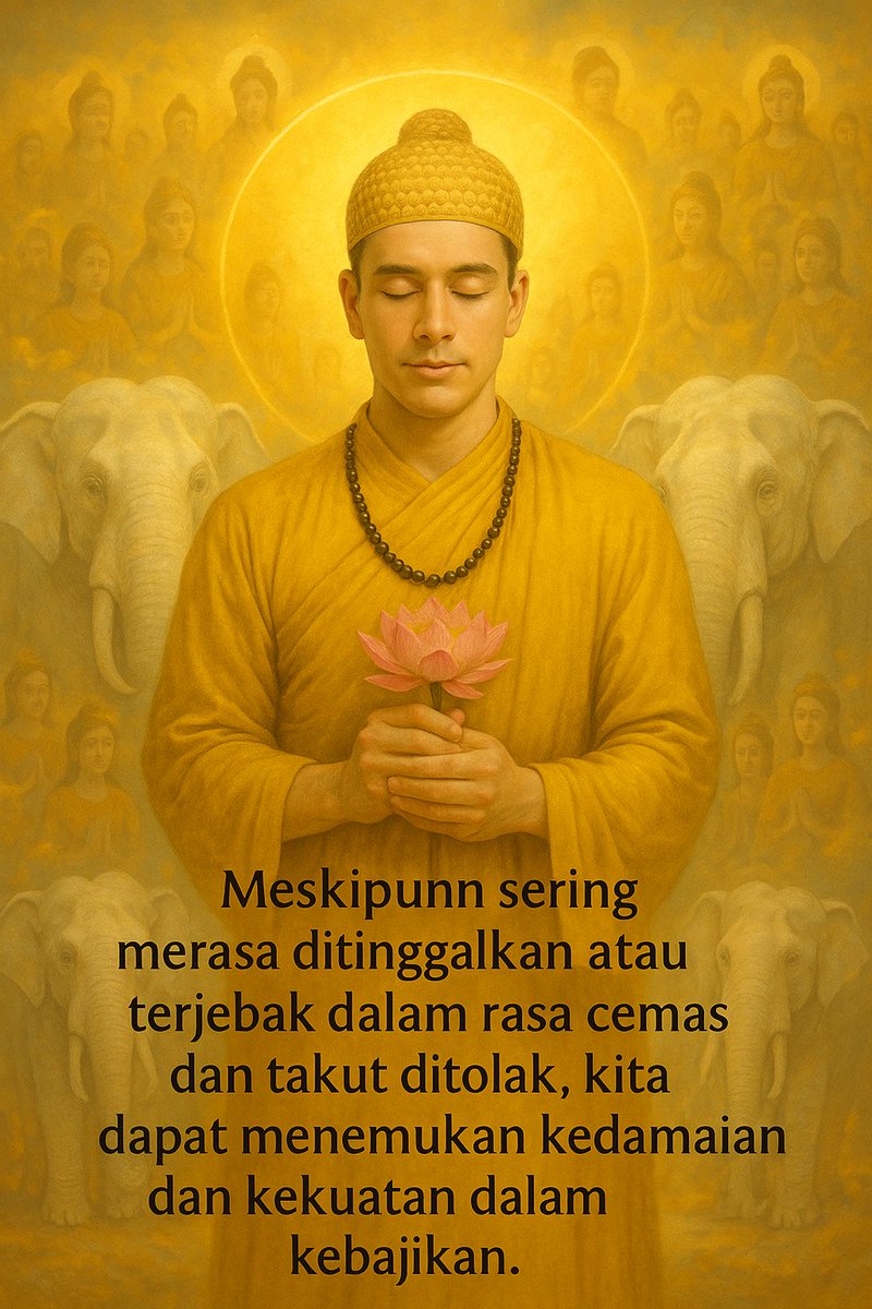 liamzen08's tweet photo. INDONESIA:
Sadar adalah awal dari kebijaksanaan. Dengan kesadaran, kita melihat dengan jernih, berpikir dengan bijak, dan bertindak dengan welas asih.

JEPANG (日本語):
気づきは智慧の始まりです。気づくことで、私たちは明晰に見て、賢く考え、慈しみをもって行動できます。 https://t.co/JUGaucbdQ0