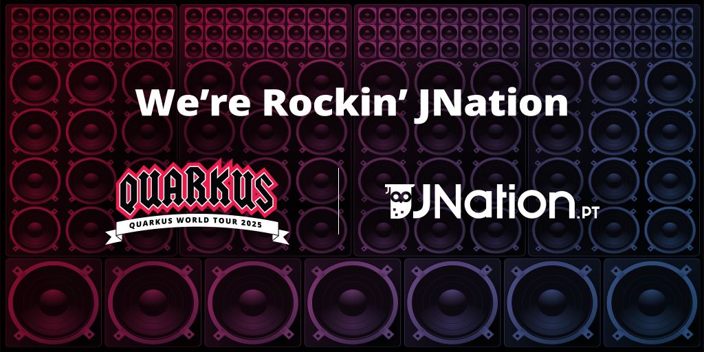 Quarkus is Rockin' JNation!

buff.ly/SjqUl6r

#quarkusworldtour