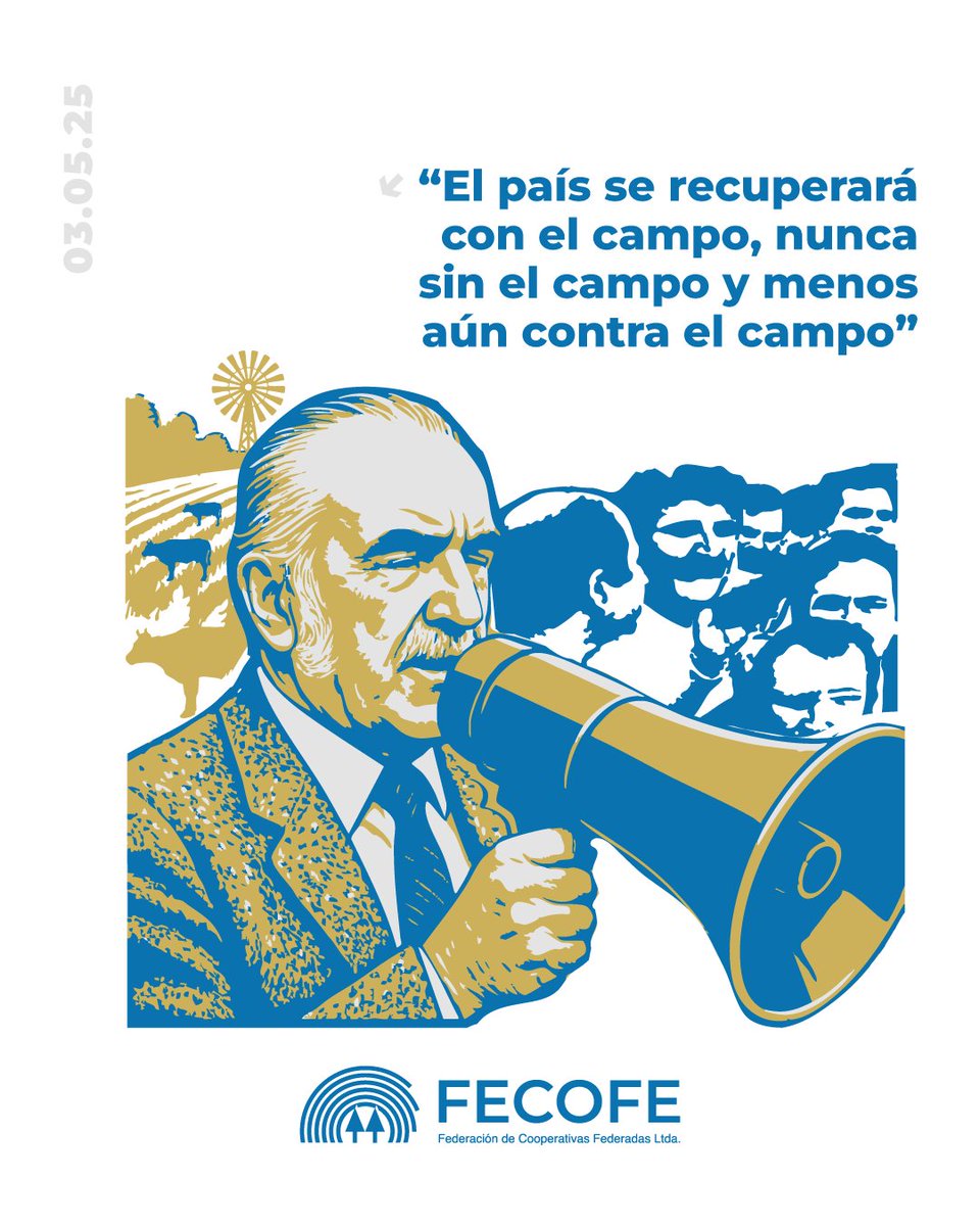 A 13 años de su partida, recordamos a Don Humberto Volando. Su voz firme en defensa del pequeño y mediano productor, su coherencia y compromiso y su visión del campo como motor del país siguen resonando hoy. Son una guía de vida y de lucha para cada federado. 📢💪
