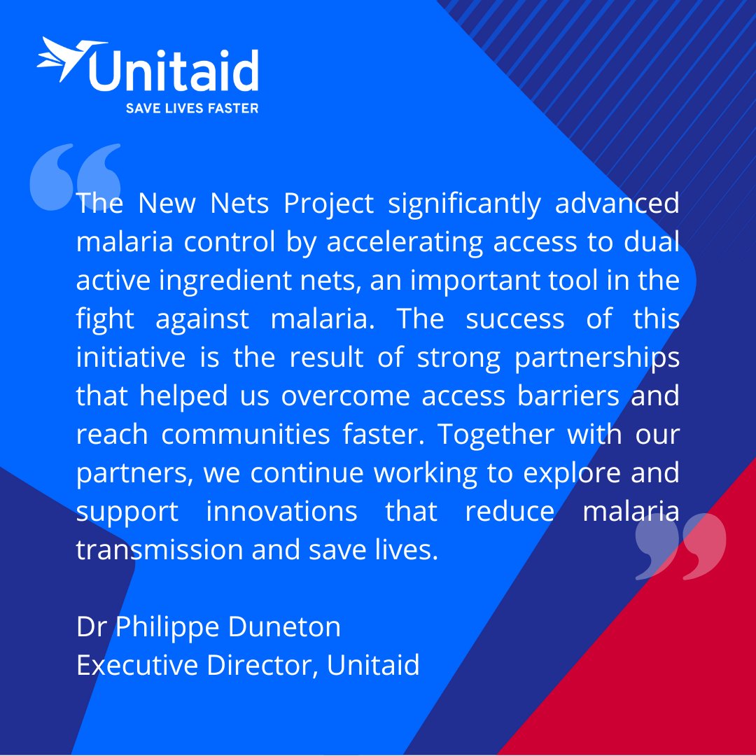 The New Nets Project, co-funded by Unitaid and the Global Fund, helped fast-track access to dual-insecticide nets in 17 countries. It’s a model for how targeted innovation can overcome resistance and save lives.

Learn more: who.int/news-room/feat…