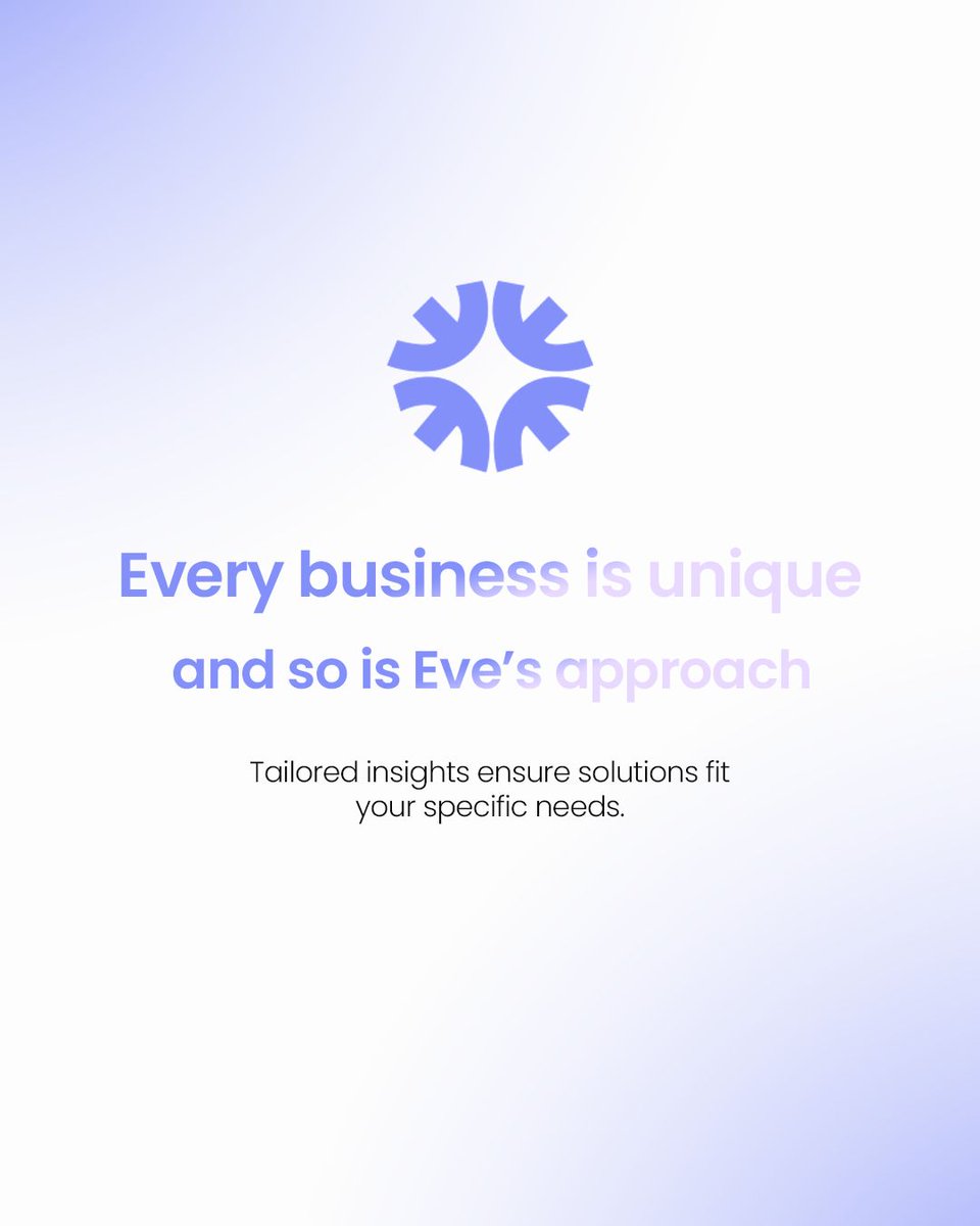 Skyconnect_'s tweet photo. ✨ How Eve Works: Simplifying Business Challenges with AI
Eve Intelligence is changing the game for businesses by providing tools to tackle challenges and unlock growth.
Here’s how Eve helps businesses:
📊 Actionable Insights: Turn data into clear, impactful strategies. https://t.co/qi6ayVo0qP