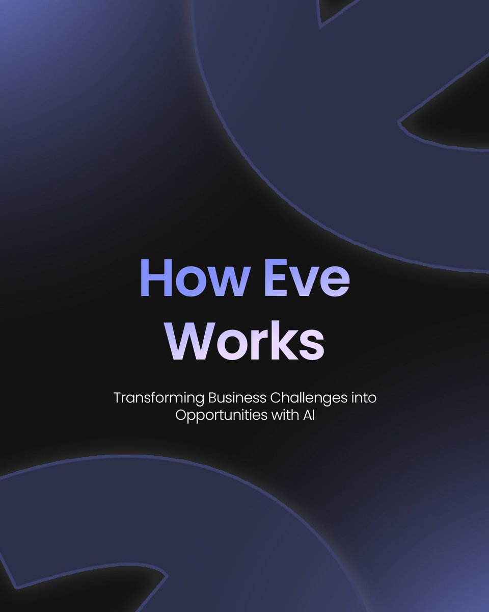Skyconnect_'s tweet photo. ✨ How Eve Works: Simplifying Business Challenges with AI
Eve Intelligence is changing the game for businesses by providing tools to tackle challenges and unlock growth.
Here’s how Eve helps businesses:
📊 Actionable Insights: Turn data into clear, impactful strategies. https://t.co/qi6ayVo0qP