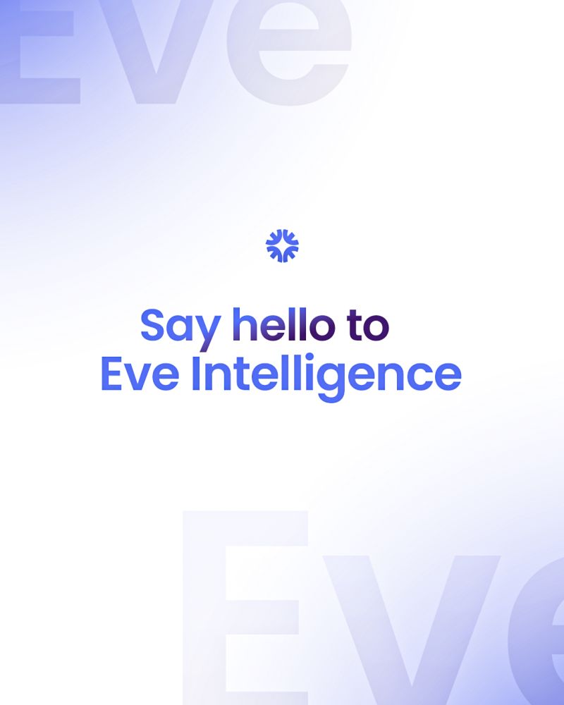 Skyconnect_'s tweet photo. ✨ How Eve Works: Simplifying Business Challenges with AI
Eve Intelligence is changing the game for businesses by providing tools to tackle challenges and unlock growth.
Here’s how Eve helps businesses:
📊 Actionable Insights: Turn data into clear, impactful strategies. https://t.co/qi6ayVo0qP