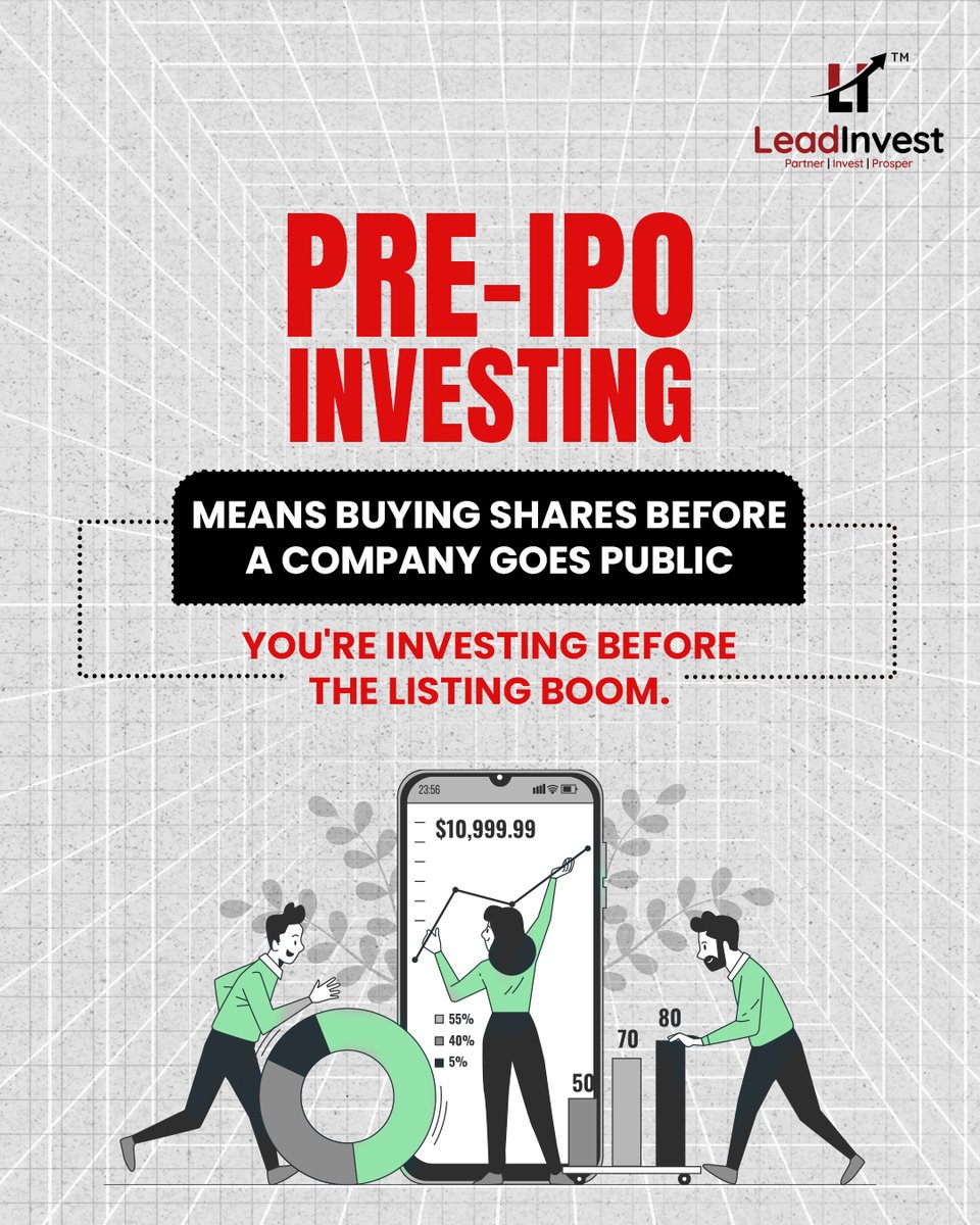 Lead_Invest's tweet photo. It’s the opportunity to invest in high-growth companies before they go public.💼
Swipe through to understand how it works, its potential benefits, and key considerations. 📈
.
#PreIPO #PrivateEquity #AlternativeInvestments #InvestmentOpportunities #LeadInvest #FinancialEducation https://t.co/HFqR0Viivc