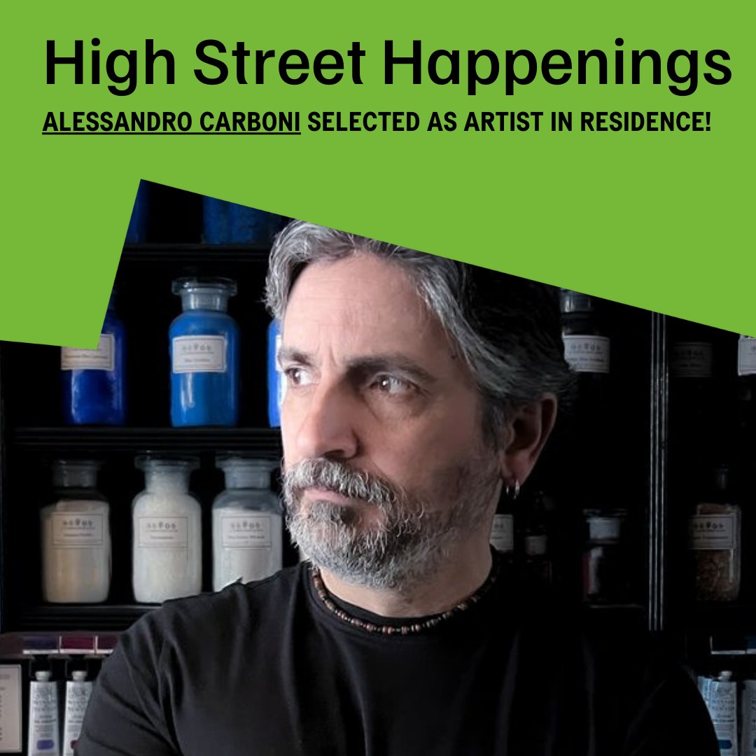 Announcing our new and final Artist in Residence in Palmers Green! 👏

We’re thrilled to welcome Alessandro Carboni the Round 6 winner of our High Street Happenings residency.

Stay tuned for behind-the-scenes glimpses and event details!