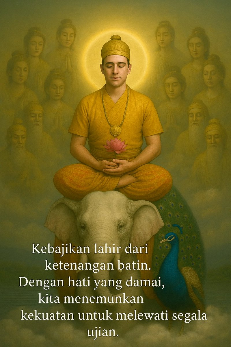 liamzen08's tweet photo. ENGLISH:
Awareness is the beginning of wisdom. Through awareness, we see clearly, think wisely, and act with compassion.

#bodhi  #newyork #asian #guanyin #boddhisatva #california #jepang #neraka #indonesia🇮🇩 #buddha #newyorkcity #yesuskristus #yesus #allah #tokyo #indoviral https://t.co/4qztBo6vTW