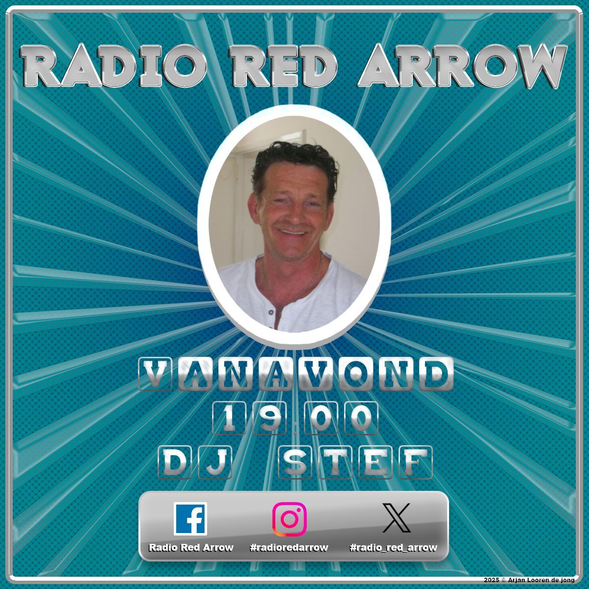 radio_arrow_red's tweet photo. 🎙️ DJ Stef vanavond om 19:00 uur op Radio Red Arrow! 🎧 Geniet van geweldige muziek en sfeer. Schakel in voor de ultieme radiobeleving! 📻✨  
#RadioRedArrow #DJStef #LiveMusic #Radio https://t.co/Bqc6BaYAfU