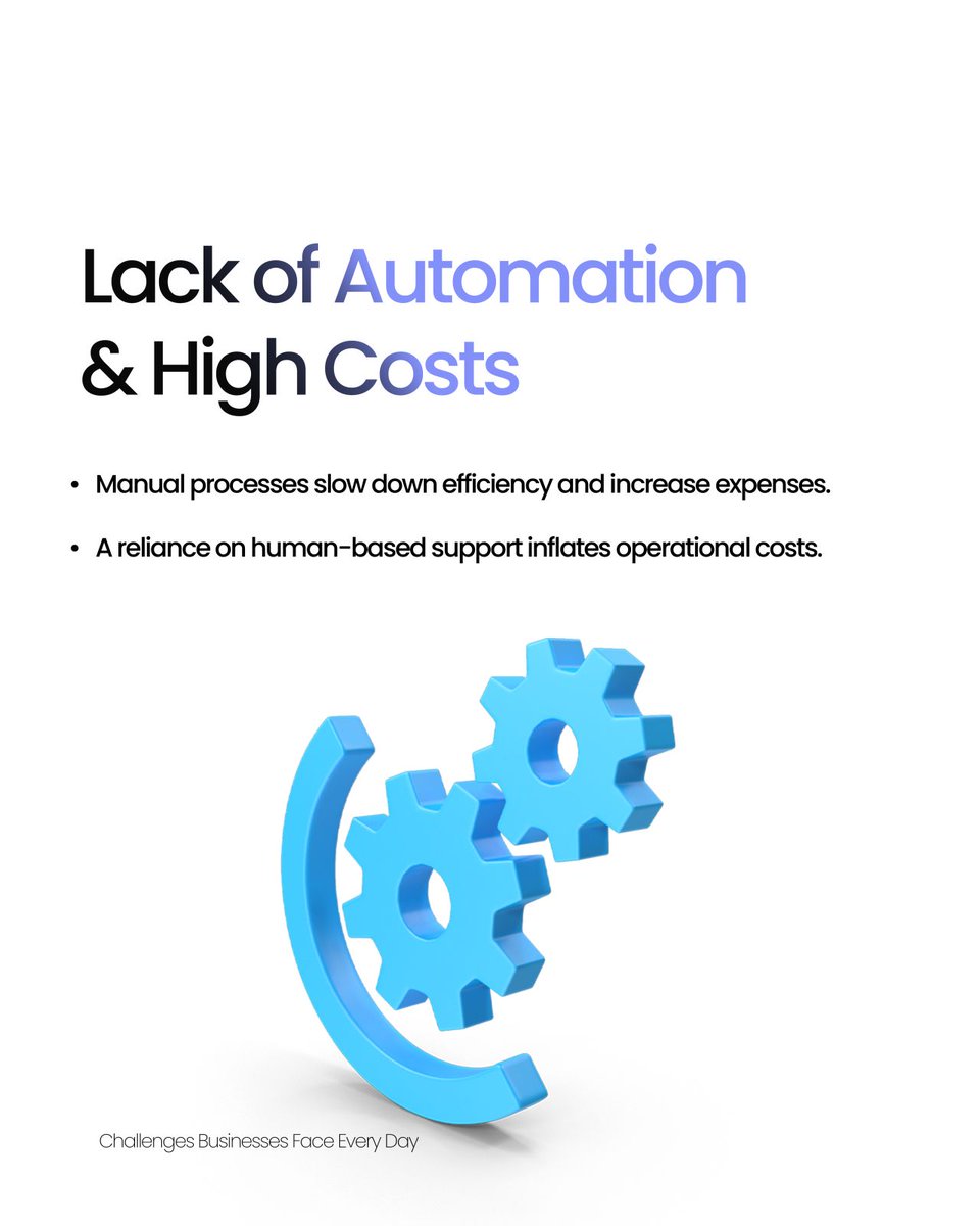 Skyconnect_'s tweet photo. ✨ Transforming Business Challenges into Opportunities with AI
Operational inefficiencies, rising costs, and customer dissatisfaction are challenges businesses face every day. https://t.co/qvO4e46TMi