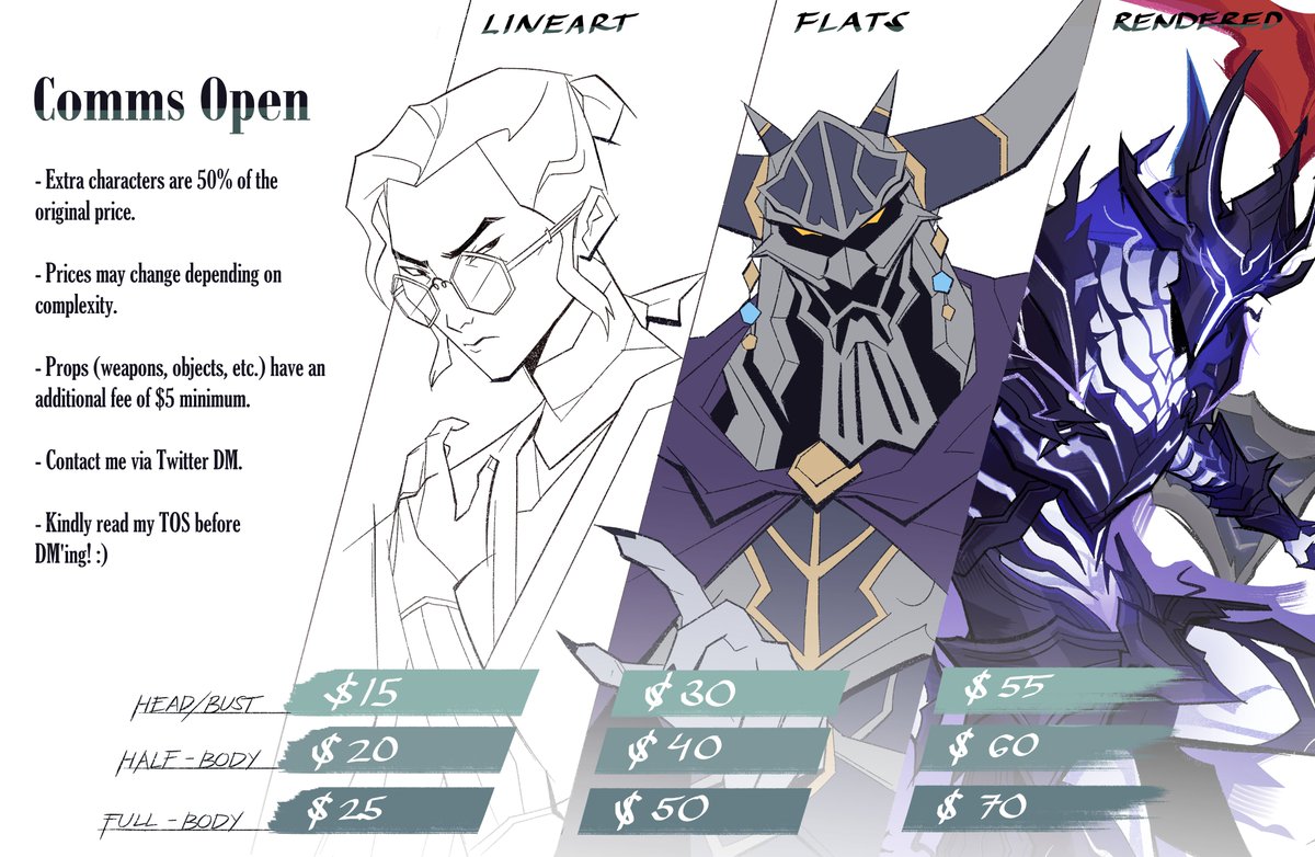 ShimmyOh_'s tweet image. Hi!! I'm opening c0mms once again! I will be opening 5 slots, and another 10 for waitlist slots. Rules & waitlist progress below :)