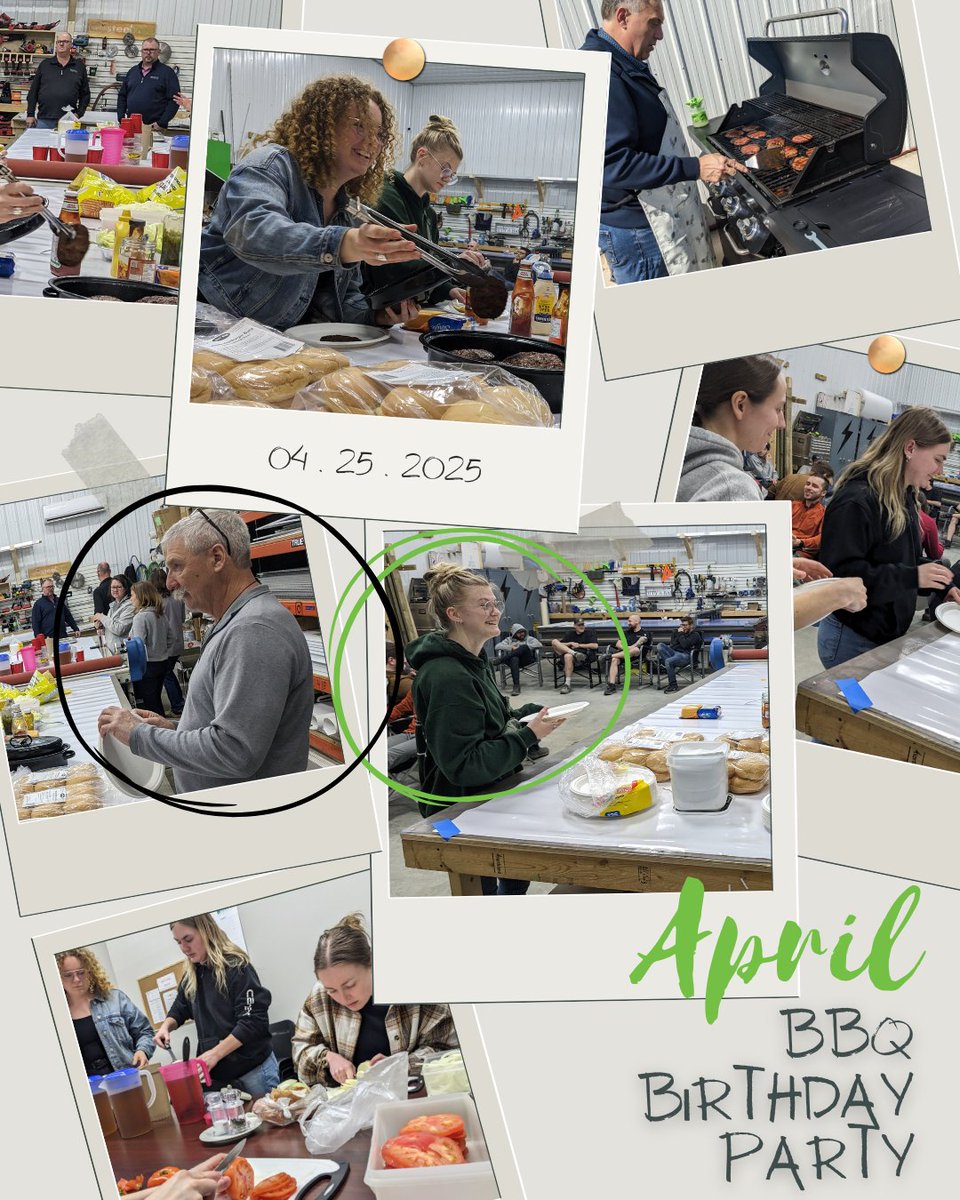 Last Friday we celebrated the April birthdays of Jake (black circle) and Amber (green circle) with a delicious BBQ at the Shop. Happiest of birthday wishes to you both from all of us here at Serious Marketing.