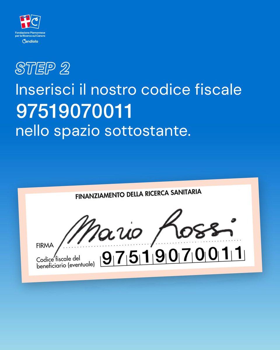 Da oggi sono disponibili online, sul sito dell’Agenzia delle Entrate, le dichiarazioni dei redditi precompilate. 
Sostieni la ricerca sul cancro con il tuo 5X1000 alla nostra Fondazione: un gesto che può fare la differenza!
#sostienicandiolo