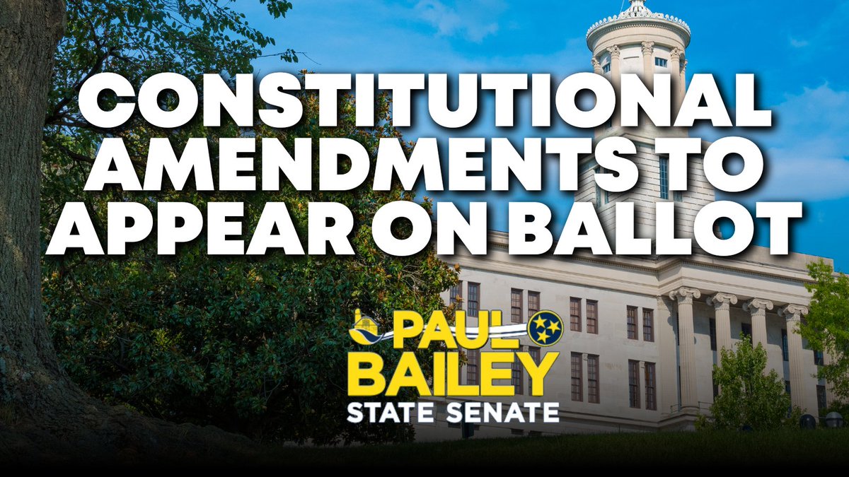 Three proposed constitutional amendments passed the 114th General Assembly and will now appear on your ballot in 2026:

➡️ NO state property tax
➡️ Enhanced rights for crime victims
➡️ Allowing judges to deny bail for certain dangerous offenses