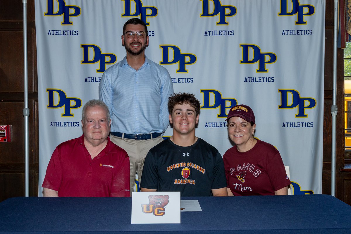 Congratulations to senior Chase Lubker, on officially signing his commitment to continue his academic and baseball career @ursinusbaseball. 

Way to go, Lubby!