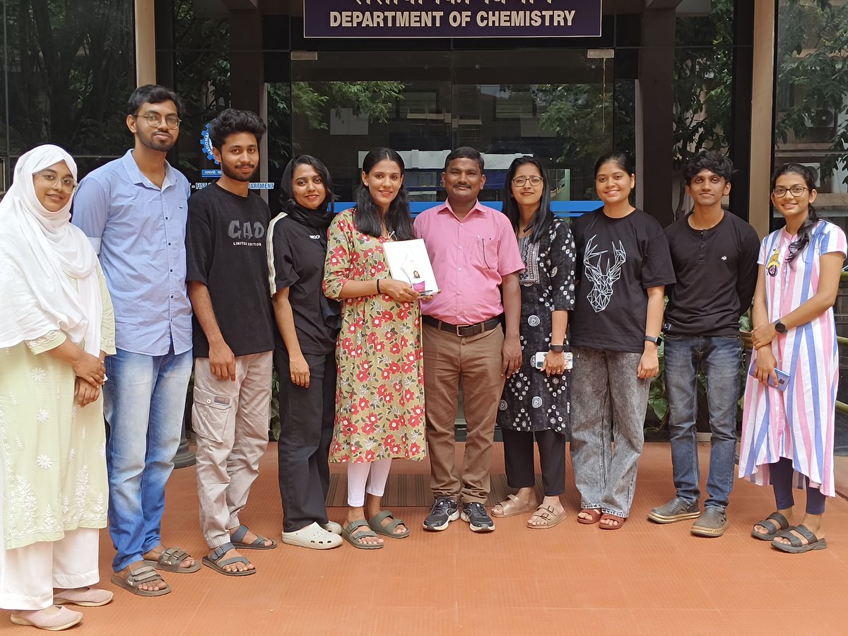Sankaralingam M (@msankar86) on Twitter photo I am delighted to share that my 2nd PhD student Dr. Anjana Rajeev K defended her thesis successfully. Many congratulations and best wishes <a href="/AnjanaRajeevK/">Anjana Rajeev</a>
Many thanks to the examiners <a href="/Appu_IITK/">Appu D</a>, Prof. Wesley Browne, Dr. Raju Dey and Prof. Parameswaran
<a href="/CHYNITCOfficial/">Department of Chemistry NIT Calicut</a> I am delighted to share that my 2nd PhD student Dr. Anjana Rajeev K defended her thesis successfully. Many congratulations and best wishes <a href="/AnjanaRajeevK/">Anjana Rajeev</a>
Many thanks to the examiners <a href="/Appu_IITK/">Appu D</a>, Prof. Wesley Browne, Dr. Raju Dey and Prof. Parameswaran
<a href="/CHYNITCOfficial/">Department of Chemistry NIT Calicut</a>