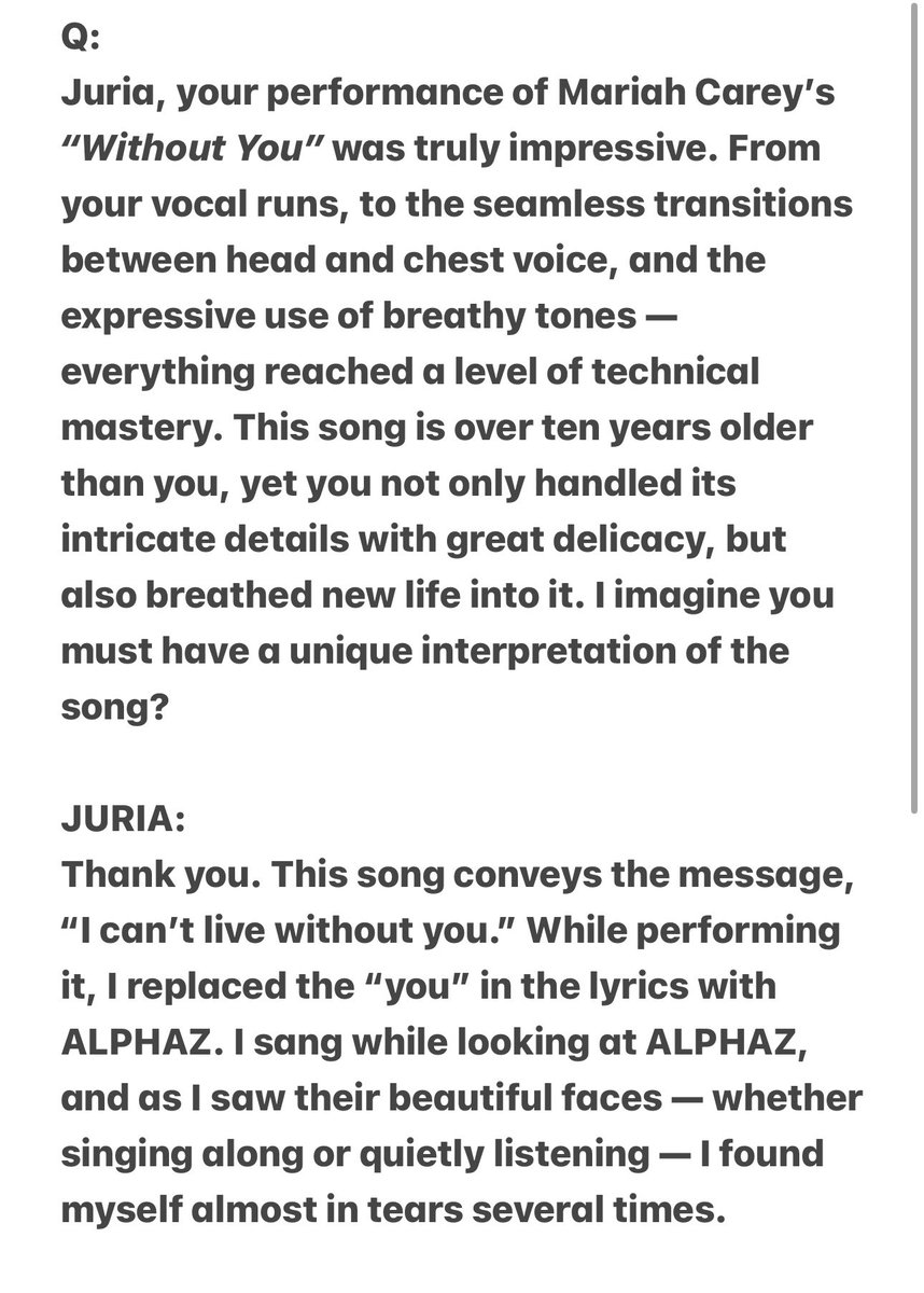 Leo_Alphaz's tweet image. 👽XG with「V Magazine」
🐿️Juria Q&amp;amp;A part
#JURIA 
#XG 
#VMagazine