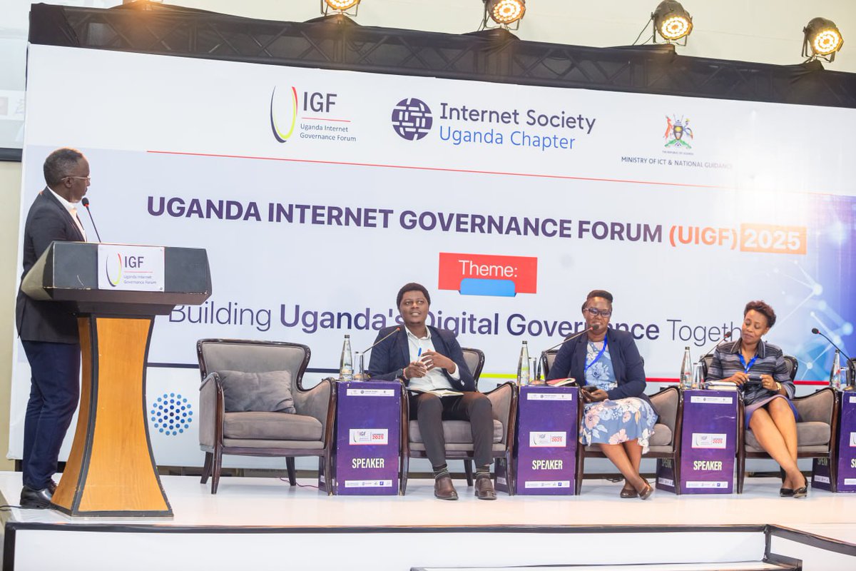 ISOCUg's tweet image. Addressing #UIGF2025, @chemberh, Head of Maintenance at @RENU_256, noted that despite high Internet costs, efforts like @UCC_Official's UCUSAF, @NITAUganda1's national IT infrastructure growth, and @RENU_256's @eduroam, are key in bringing more affordable connectivity to Ugandans