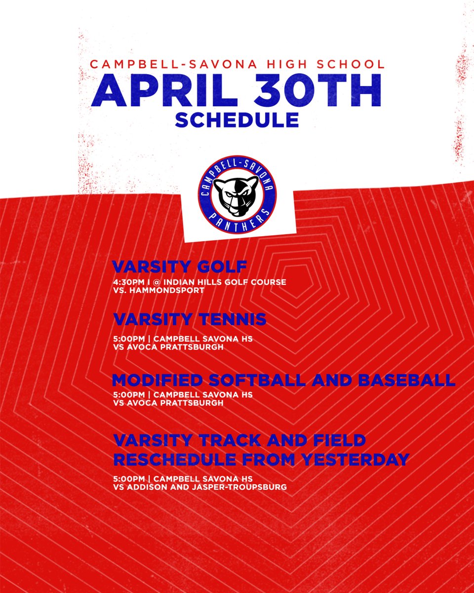 Campbell Savona CSD (@cscspanthers) on Twitter photo 