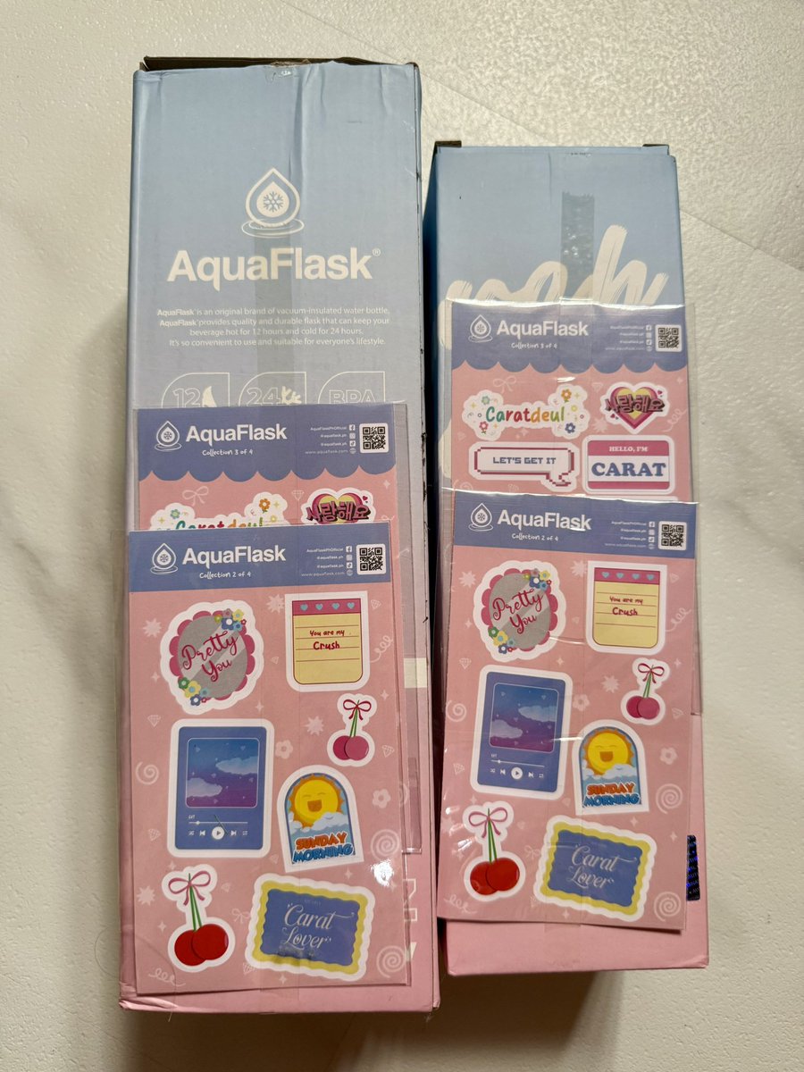 chaen4kku's tweet photo. wts lfb ph

AQUAFLASK MARSHMALLOW (with seventeen stickers)

✅22oz - 950
✅40oz - 1090

— brand new and unused 
— onhand

💵mop: gcash, maya
🚚mod: jnt, lalamove
📍Sampaloc, Manila

NOTE: 
BOX may have dents https://t.co/6qcwO8mtb6