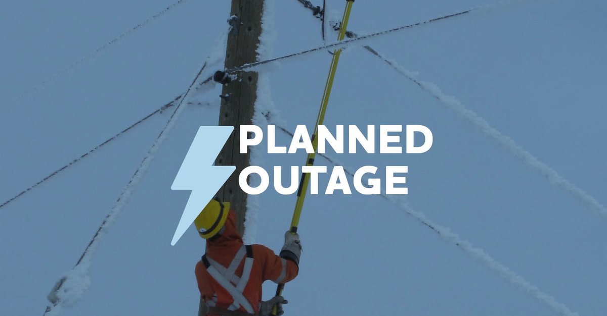 Swan River area: we need to do critical maintenance and will have to take an outage on May 10 for about an hour at 8 a.m. This'll affect Swan River and surrounding area, including Benito, Birch River, Ditch Road, Mafeking, Minitonas and Pelican Rapids. #mboutage