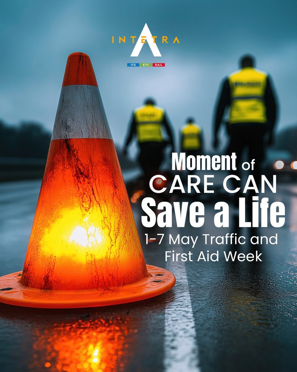 A moment of attention can save a life.
At Intetra, we take the Traffic and First Aid Week as an opportunity to once again highlight the importance of safety and continue working towards a safer future.

#TrafficAndFirstAidWeek #RoadSafety #Intetra