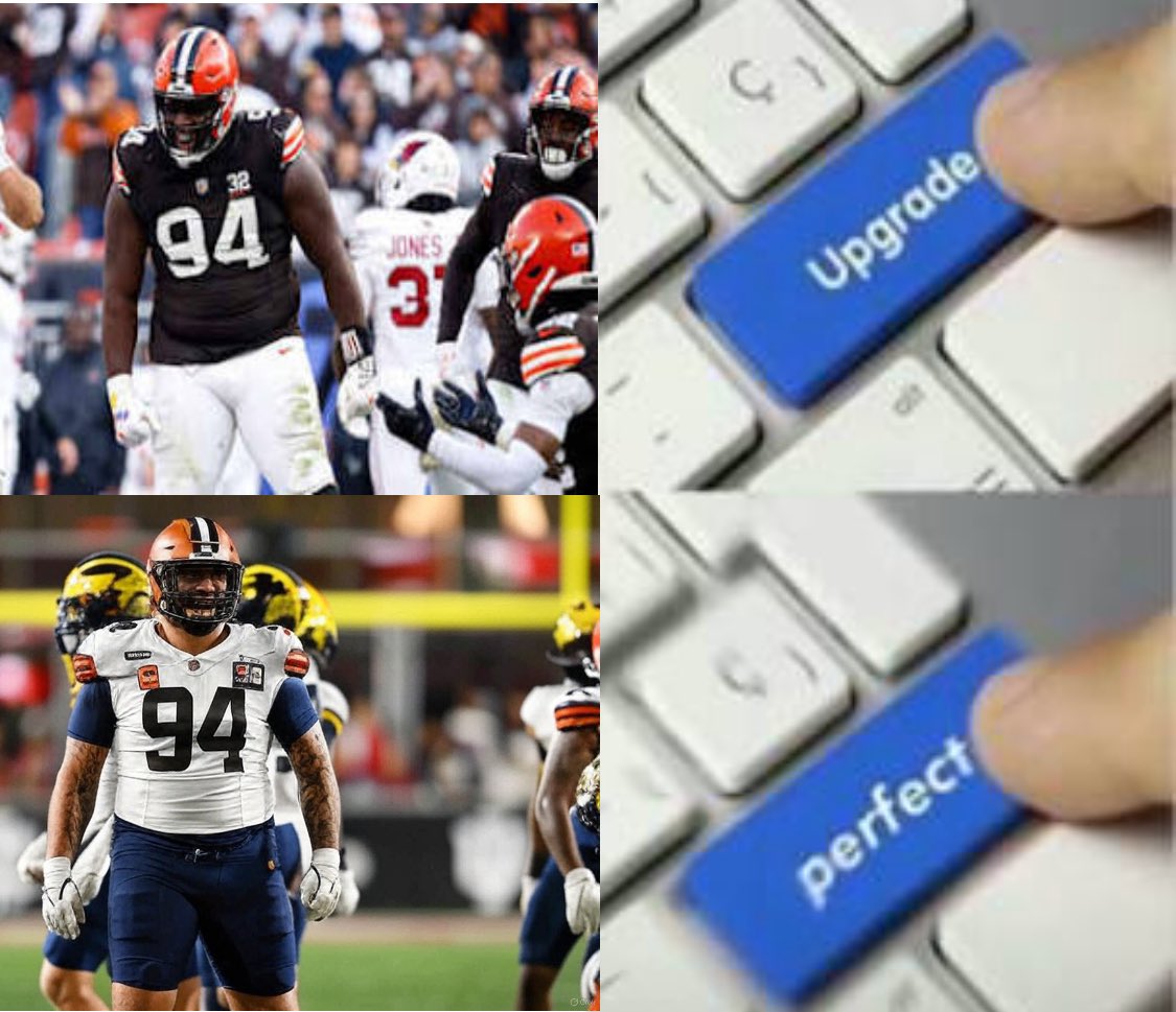 Name a better DT upgrade in the NFL

You can’t 
#Browns #DawgPound