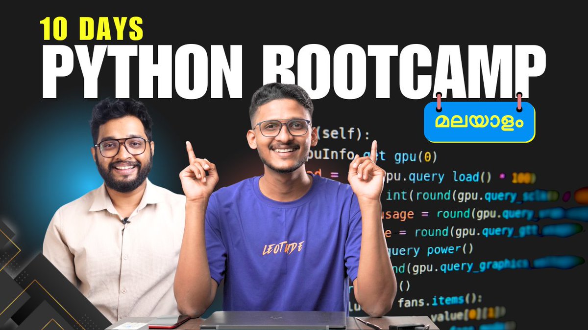 edwherelearning's tweet image. 🚨 New! 10-Day Python Bootcamp 🚨
Zero experience? Start coding from Day 1 💻
✅ Python
✅ Flask
✅ SQL
✅ Git &amp;amp; GitHub
Live sessions + final project ✅

🎥 youtu.be/avaFL_xHuFY?si…
🔗 Enroll: [Insert Link]

#PythonBootcamp #LearnToCode #Flask #CodingForBeginners #SQL #GitHub