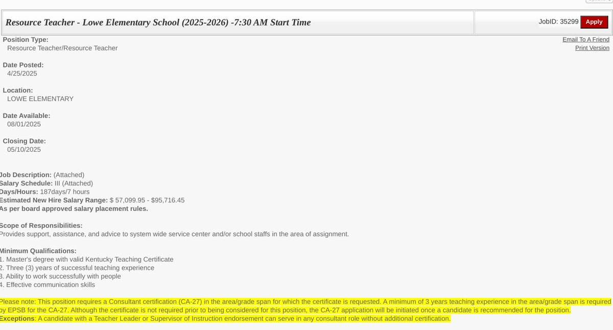 Come work with us! 
7:30 Start time
#AimHighGoLowe 

applitrack.com/jefferson/onli…