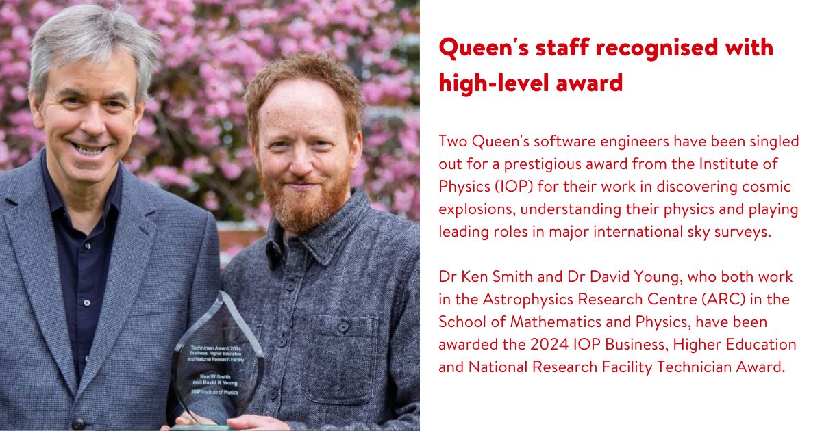 Queen's University Belfast 🎓 (@qubelfast) on Twitter photo It's been another busy month for our experts!
Check out all of our latest #ResearchNews and read the stories in full here ➡️ ow.ly/k39s50VrFoP
#LoveQUB | #LoveQUBResearch | <a href="/QUBMathsPhys/">QUB - Maths&Physics</a> | <a href="/QUBNBE/">QUB - NatBuiltEnvir</a> | <a href="/QUBbioscience/">School of Biological Sciences</a> | <a href="/QUBIGFS/">IGFS</a> It's been another busy month for our experts!
Check out all of our latest #ResearchNews and read the stories in full here ➡️ ow.ly/k39s50VrFoP
#LoveQUB | #LoveQUBResearch | <a href="/QUBMathsPhys/">QUB - Maths&Physics</a> | <a href="/QUBNBE/">QUB - NatBuiltEnvir</a> | <a href="/QUBbioscience/">School of Biological Sciences</a> | <a href="/QUBIGFS/">IGFS</a>