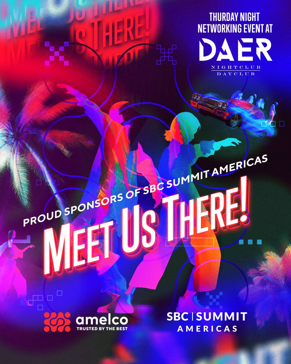 AmelcoUK (@amelcouk) on Twitter photo Amelco is sponsoring <a href="/SBCGAMINGNEWS/">SBC GAMING</a> Thursday night Florida closing party! ๐พ
๐Where? Daer at the Seminole Hard Rock
๐ When? Thursday 15th May 2025
๐ Who? Steve Aoki as the headline act!
Make sure to ask Brandon why weโre killing it in North America! ๐ช Amelco is sponsoring <a href="/SBCGAMINGNEWS/">SBC GAMING</a> Thursday night Florida closing party! ๐พ
๐Where? Daer at the Seminole Hard Rock
๐ When? Thursday 15th May 2025
๐ Who? Steve Aoki as the headline act!
Make sure to ask Brandon why weโre killing it in North America! ๐ช