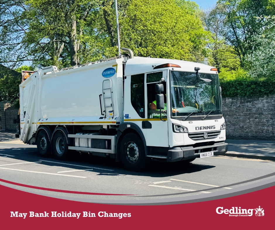 👉 Bank Holiday Bin Changes: Monday 5 May 🚛 

If your bin is usually collected on a Monday, please put it out by 6am on Saturday 3 May ✅ 

Thank you and enjoy your bank holiday weekend ☀️