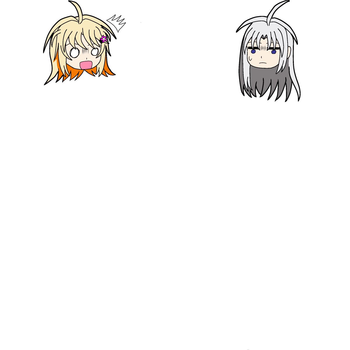 #今月描いた絵を晒そう
由紀ちゃんと簡易星銀コンビくらいか