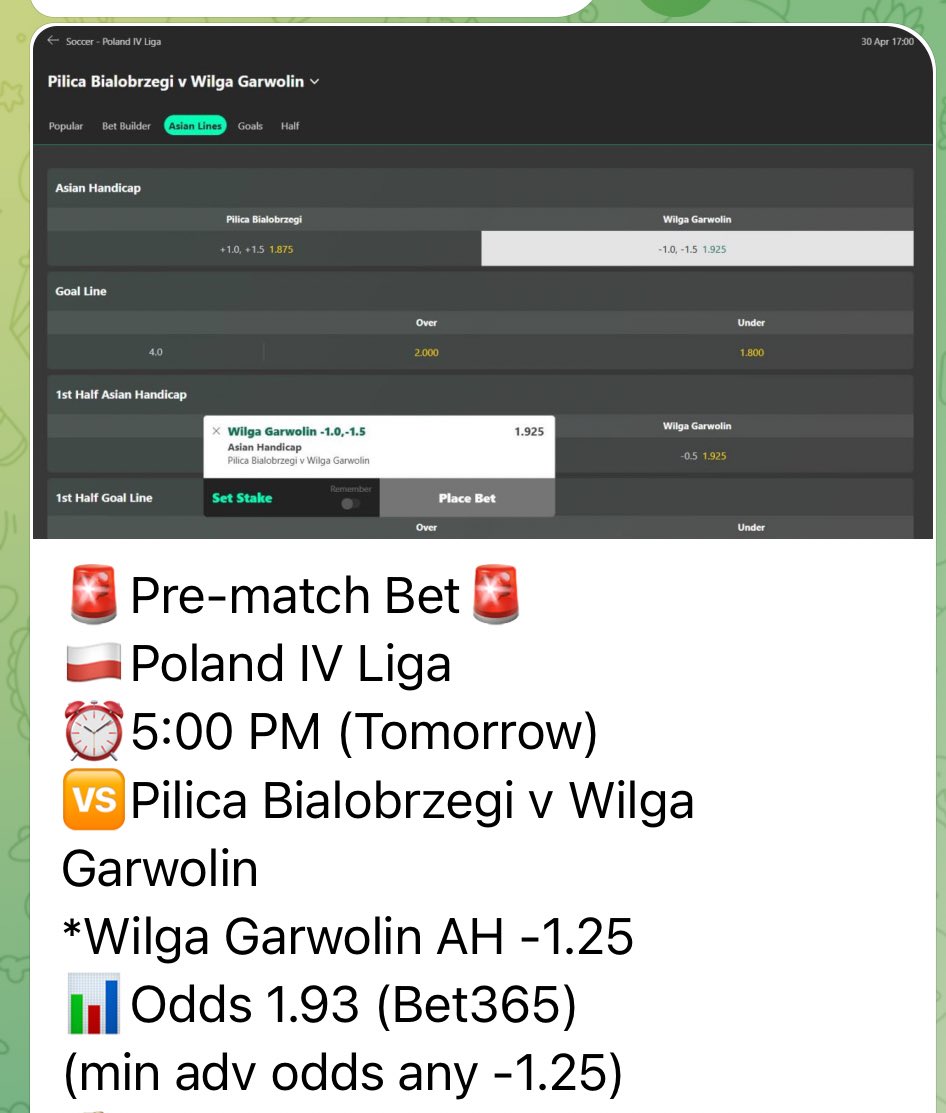 Free tip from <a href="/SObettor/">STAHObettor</a> for a match later today
4u stake

We are over 120u in profit this month! DM to join and get all our bets!