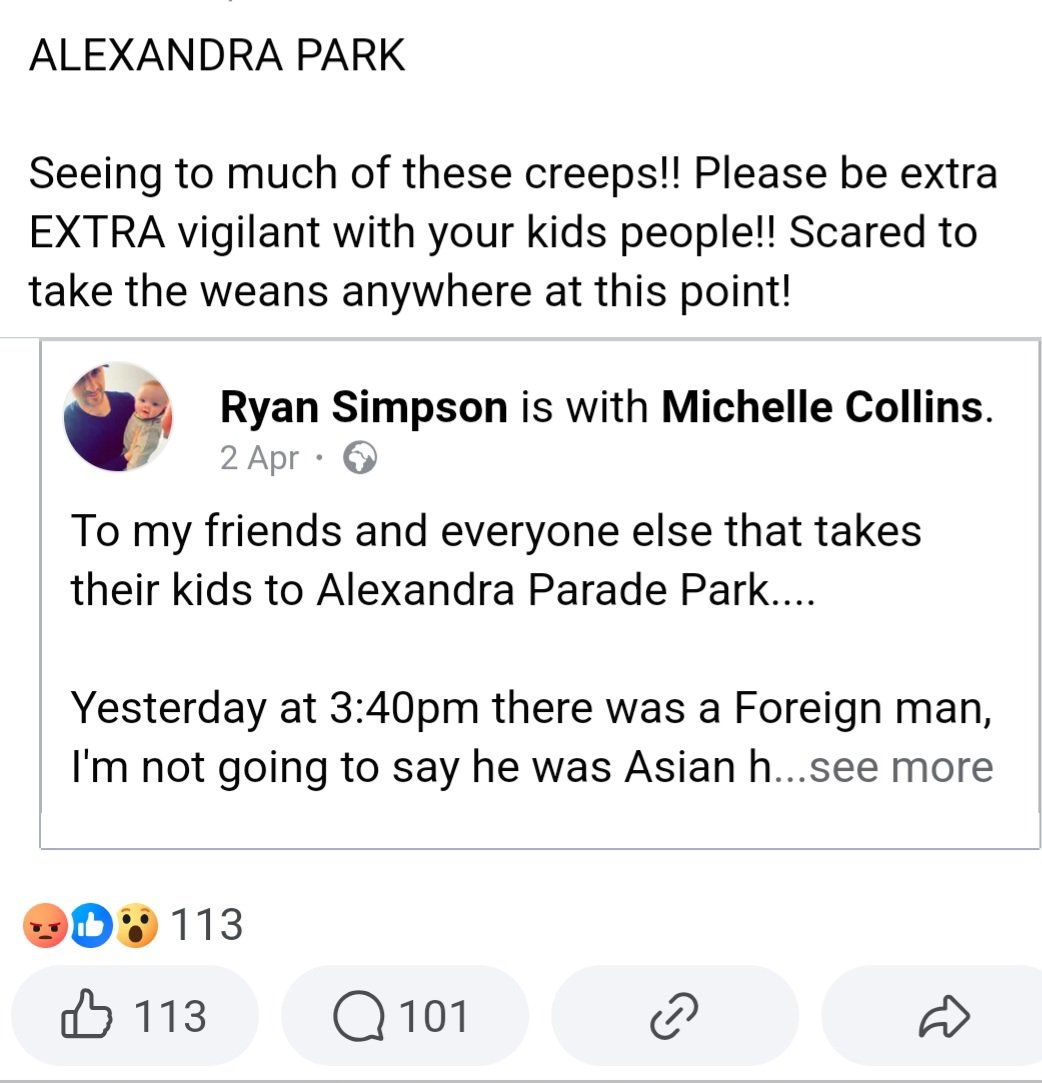 scottishslander's tweet image. Gang of foreigners outside school trying to talk through the fence to primary school kids in east end of Glasgow. Left when approached CIVIL WAR IS COMING #IpredictAriot