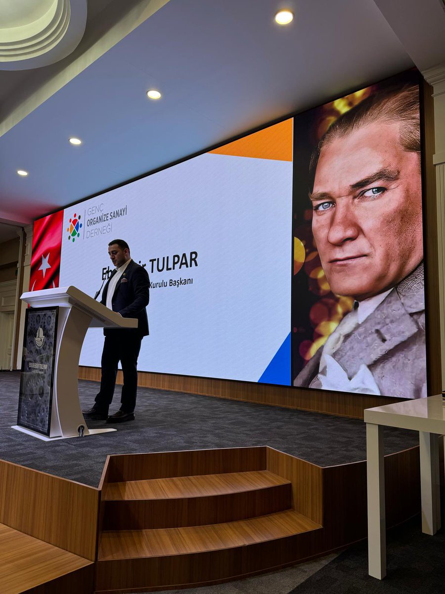 GOSD_Antalya's tweet photo. GençOSD’de devir teslim töreni gerçekleşti. Nazlı Can Delibaş, görevi Ebubekir Tulpar’a devretti. #GençOSD #DevirTeslim #AntalyaOSB https://t.co/lgd9J0WPSQ