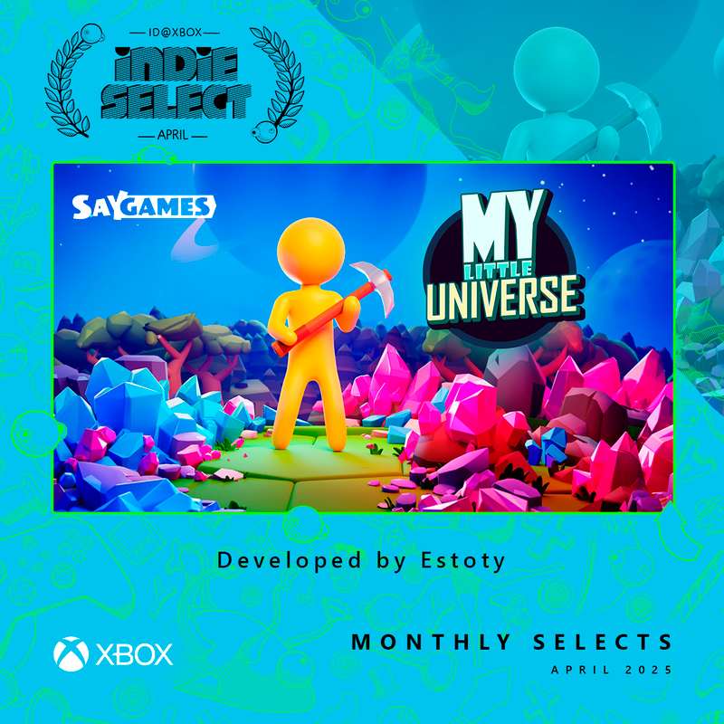 My Little Universe has been chosen for the Xbox Indie Selects program! 🌟
You can find it in the April Selects Collection on the Xbox Store, featuring six outstanding indie games the Xbox team recommends. Learn more here: news.xbox.com/en-us/2025/04/…

In My Little Universe, you’ll:
🛠️