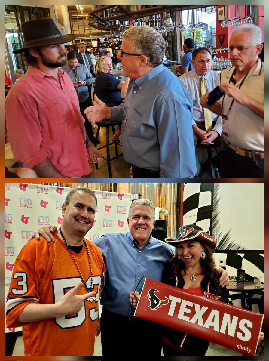 ronNcaphill's tweet photo. @GeneFrenette @psmyth12 Congrats and best wishes, Gene, in your retirement - it was awesome to be part of your #NFL journalism journey.
@debbiethetexan and I had the privilege of meeting you in 2020 - at @peter_king's Miami #SBLIV Gardner Minchew event 👇
Enjoy your retirement!
https://t.co/JNdN0QnHdj https://t.co/b61kqv1Bnf