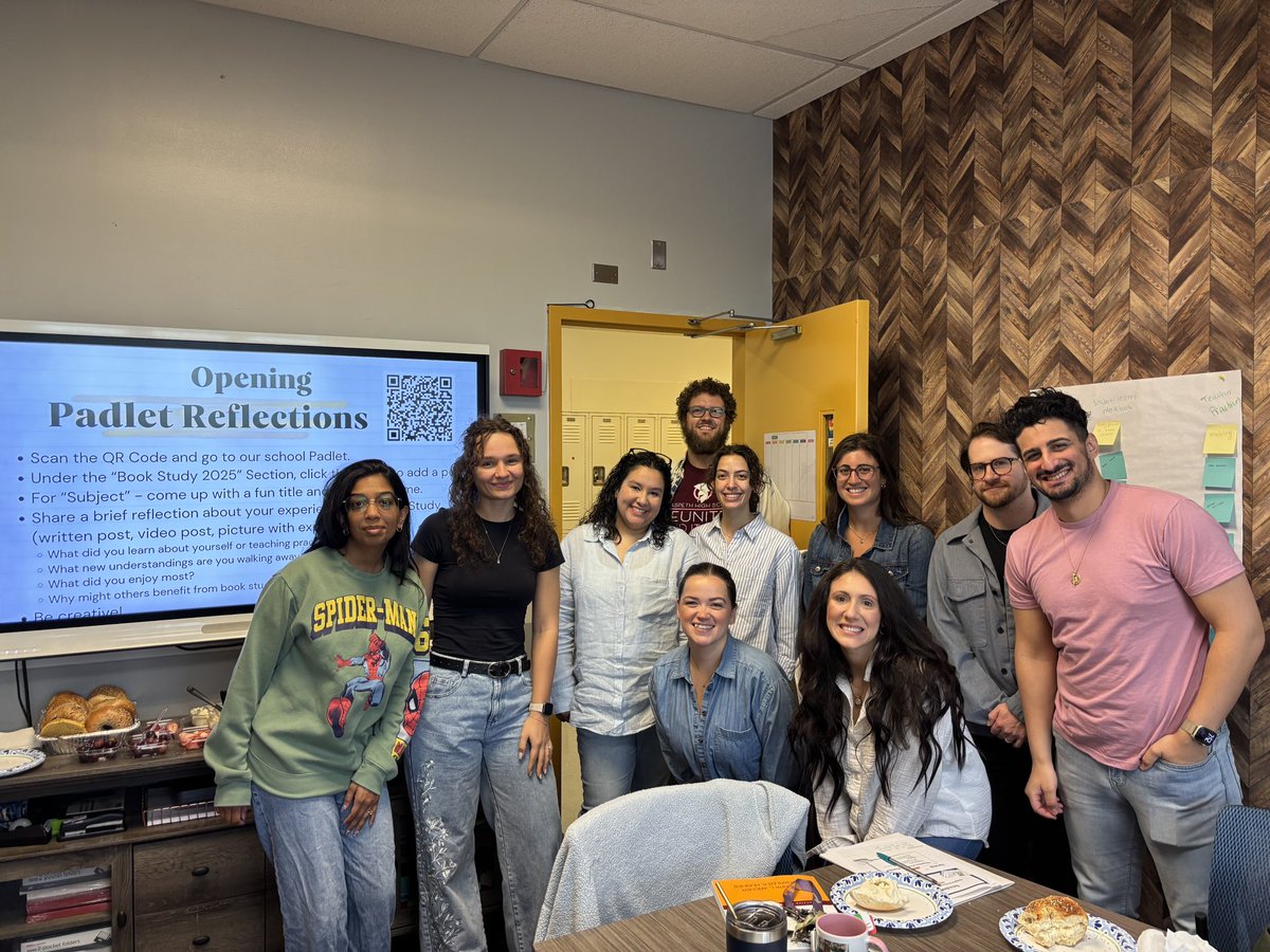 MHS UFT Teacher Center just wrapped up its first school-wide Book Study!  Book Study will return next year!  Looking forward to even more participation.  @cunyua @uftteachercenter