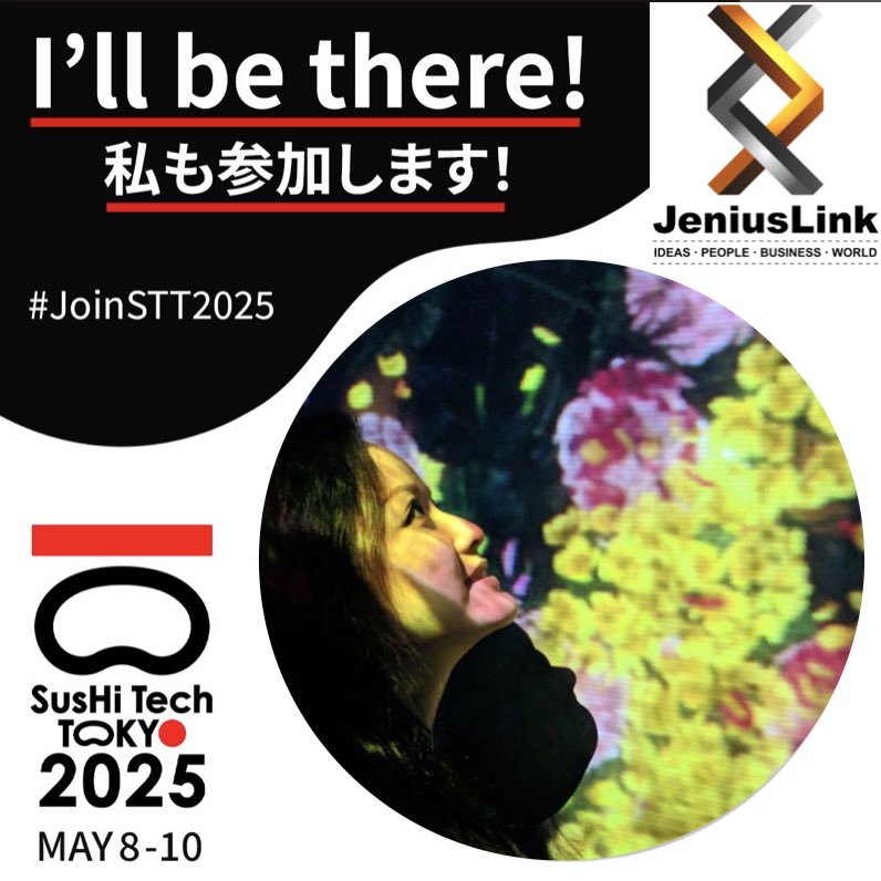 Cheryl Tong シェリル🌞 (@jeniuslink) on Twitter photo JeniusLink is the Ambassador of SusHi Tech Tokyo 2025 <a href="/SusHiTech_SUEN/">SusHi Tech Tokyo 2025 on May 8-10</a> <a href="/SusHiTech_SUJP/">SusHi Tech Tokyo 2025 on May 8-10</a> Together with CREATANT <a href="/theCREATANT/">CREATANT</a> we will be showcasing the AI-powered Creatives SuperApp at the booth in the main conference. Join us!
#JoinSTT2025 #JeniusLink #CREATANT <a href="/CREATANTacademy/">CREATANTacademy</a> JeniusLink is the Ambassador of SusHi Tech Tokyo 2025 <a href="/SusHiTech_SUEN/">SusHi Tech Tokyo 2025 on May 8-10</a> <a href="/SusHiTech_SUJP/">SusHi Tech Tokyo 2025 on May 8-10</a> Together with CREATANT <a href="/theCREATANT/">CREATANT</a> we will be showcasing the AI-powered Creatives SuperApp at the booth in the main conference. Join us!
#JoinSTT2025 #JeniusLink #CREATANT <a href="/CREATANTacademy/">CREATANTacademy</a>