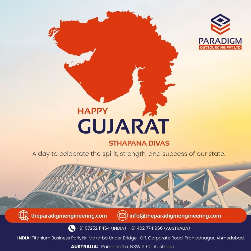 theparadigmeng's tweet image. Happy Gujarat Sthapana Divas!
A day to celebrate the spirit, strength, and success of our state

.
#SthapanaDivas #GujaratPride #ParadigmOutsourcing