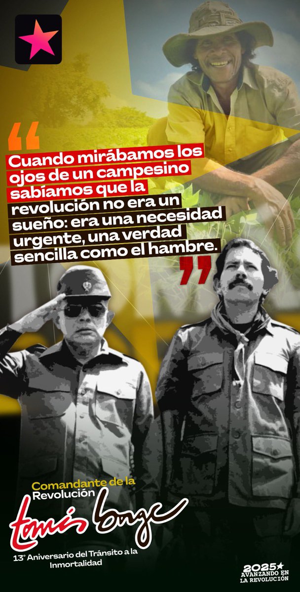 #30Abril Conmemoramos el paso a la inmortalidad del Comandante Tomás Borge Martínez miembro fundador del Frente Sandinista de Liberación Nacional (FSLN). ✌🏻❤️🖤

Viva la Revolución ✊🏻

#Nicaragua
#PLOMO19