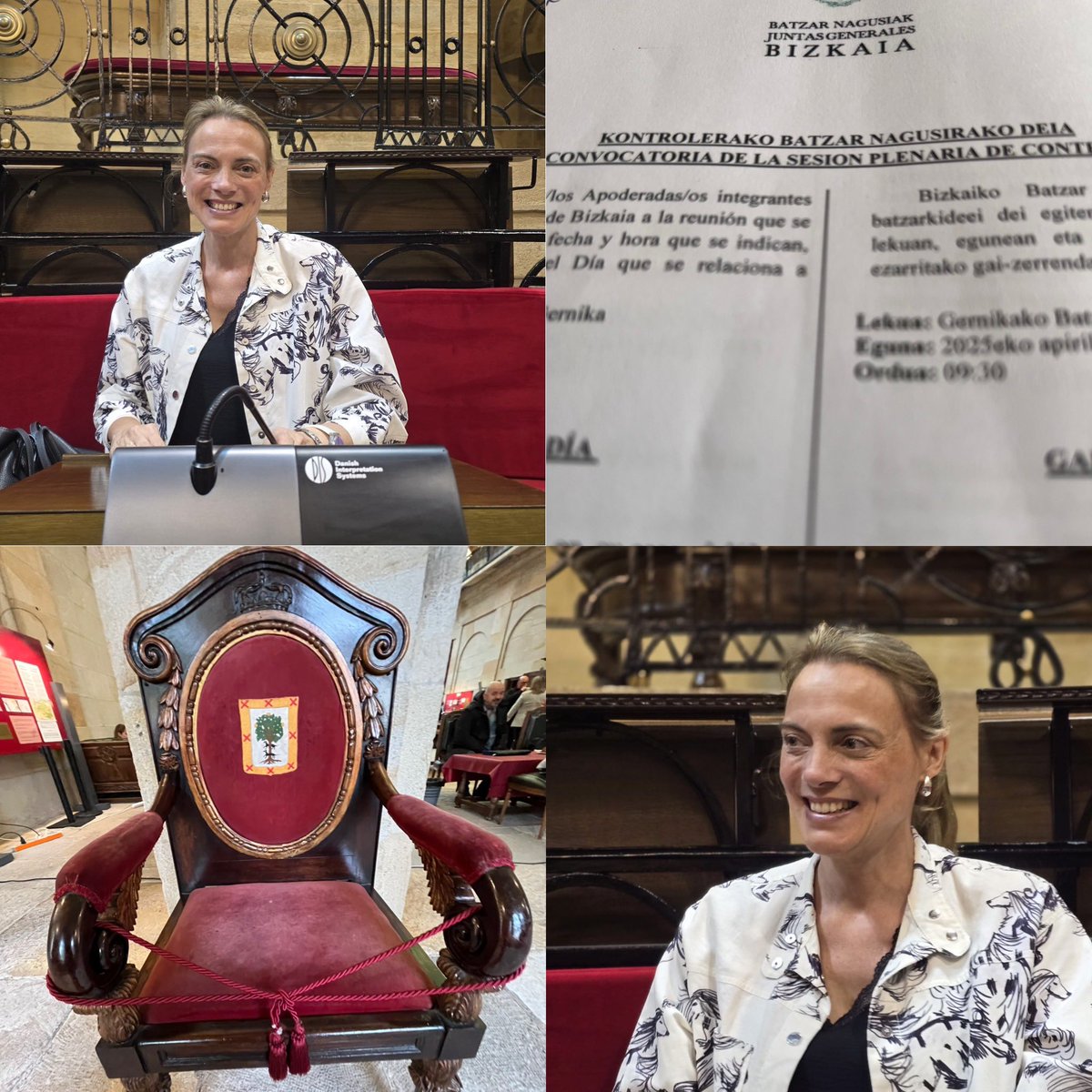 RaquelGlezDiez's tweet image. Y de nuevo hoy en #Gernika con el pleno de control… y a pleno rendimiento!

Poniendo 
#LaDiputacionATuServicio