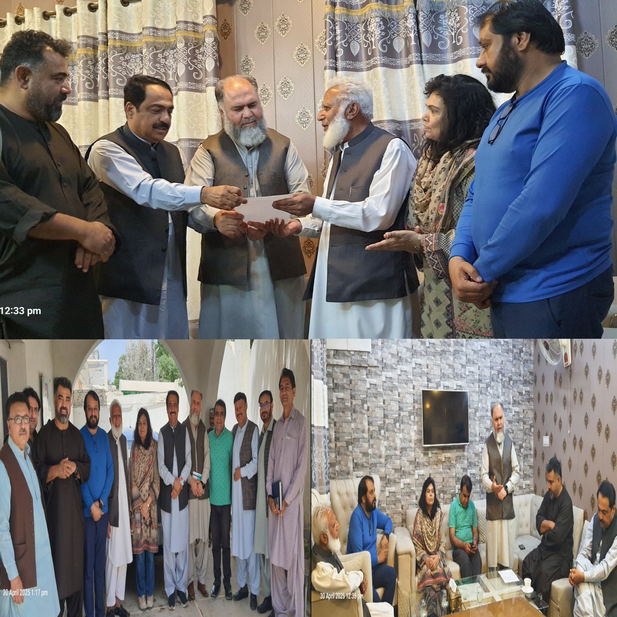 Following the EVAW&amp;G elections, Aurat Foundation Balochistan was handed the Secretariat unopposed for two years. At the handover ceremony, Babar Shah, Alauddin Khilji, Hameedullah Khan, Khaleel Ahmed, and Hassan Durrani emphasized unity and collaboration. #EVAWG #WomensRights