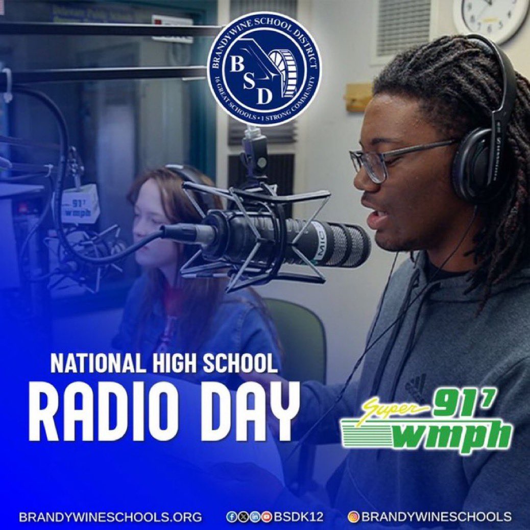 Happy High School Radio Day to stations like WMPH who provide hands-on training in broadcasting and serve their communities with local news, sports and information.