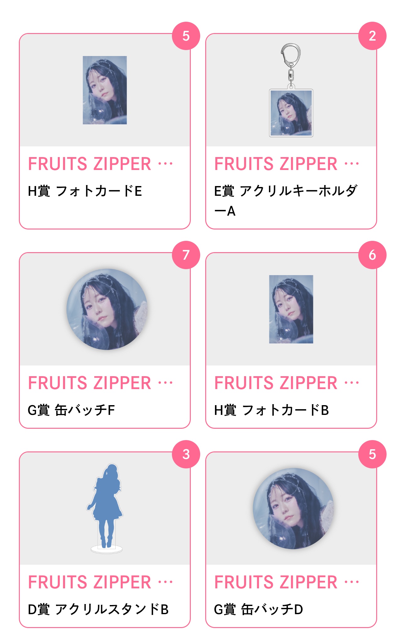 FRUITS ZIPPER 真中まな すきくじ 目覚まし時計