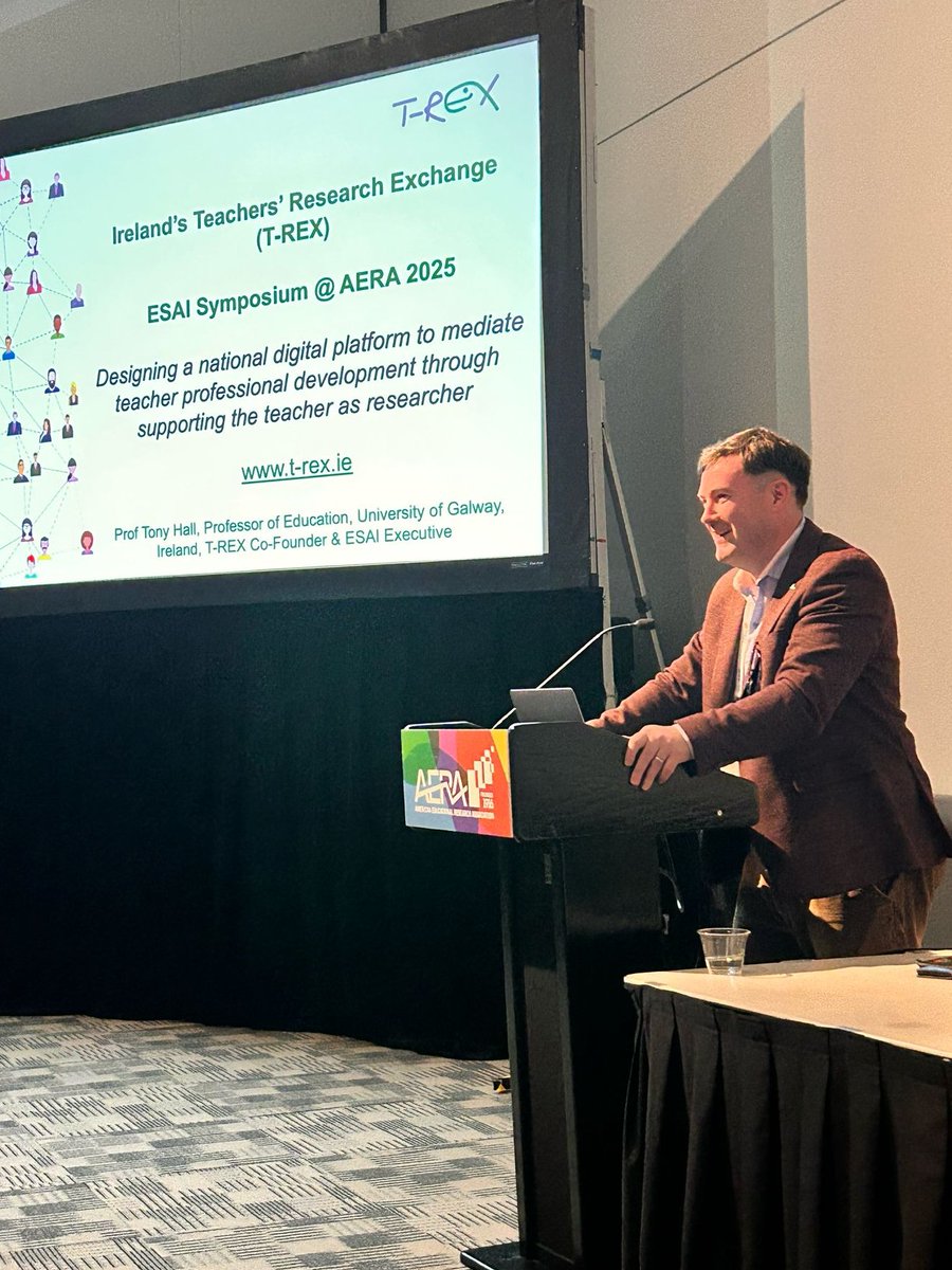 We participated at 2025 American Educational Research (AERA) Conference, Denver, Colorado. Dr Manuela Heinz was discussant for the symposium Charting New Paths Towards Equity &amp; Inclusion. Prof Tony Hall a Member of ESAI Exec, contributed a paper re <a href="/EducationTREX/">T-REX</a> teacher research