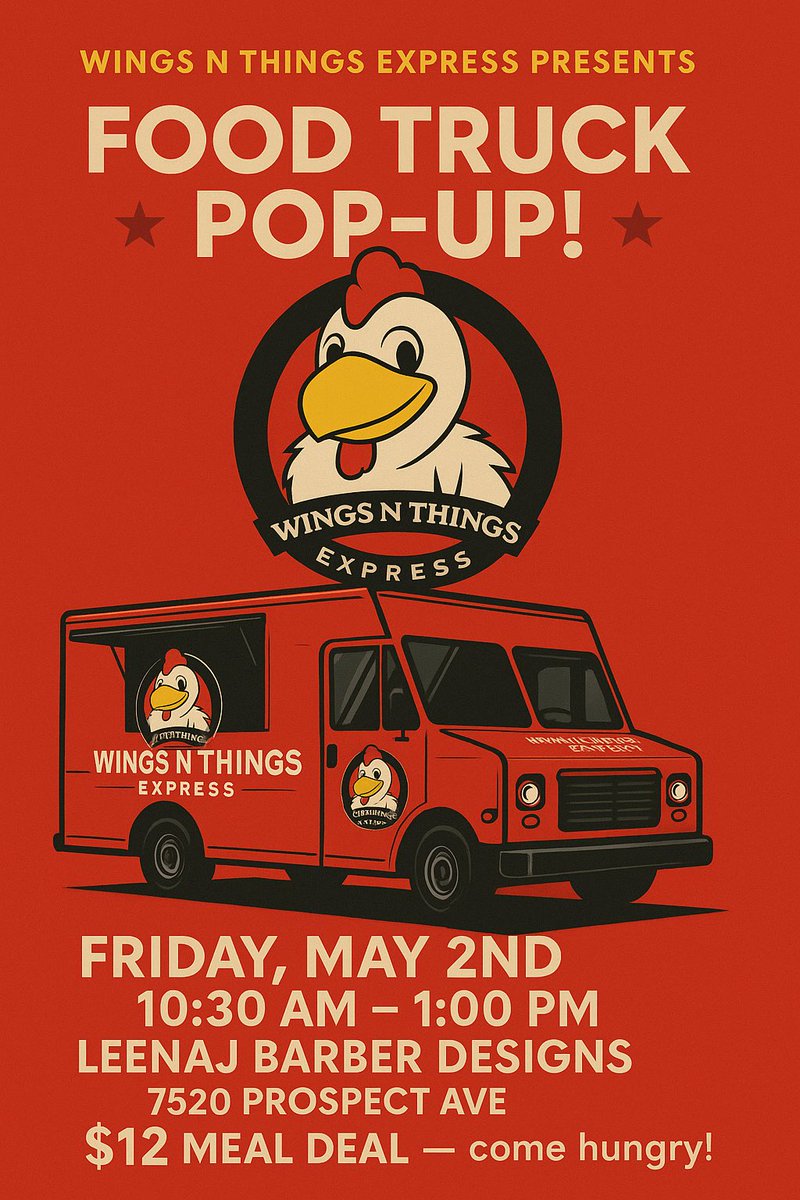 IamWingsNThings's tweet photo. ๐ฅ๐ฅ๐ฅ WINGS N THINGS EXPRESS WEEKEND LINEUP
#WingsNThingsExpress #FoodTruckKC #KCEvents #WeekendEats https://t.co/w8d2aUySfQ